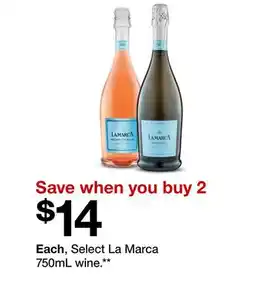 Target Select La Marca 750mL wine offer