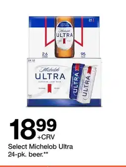 Target Select Michelob Ultra 24-pk beer offer