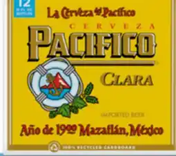 Target Pacifico 12-pk. beer offer