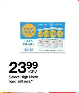 Target Select High Noon hard seltzers offer