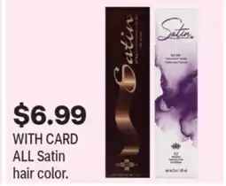 CVS ALL Satin hair color offer