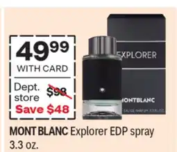 CVS MONT BLANC Explorer EDP spray offer