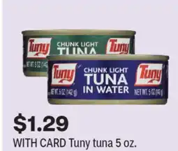 CVS Tuny tuna offer