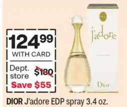 CVS DIOR J'adore EDP spray offer