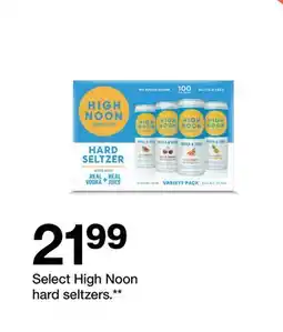 Target Select High Noon hard seltzers offer