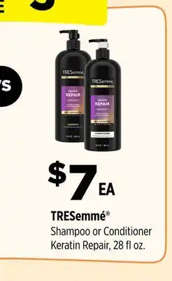 Dollar General TRESemmé Shampoo or Conditioner Keratin Repair offer