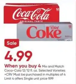 Stater Bros Mix and Match Coca-Cola offer