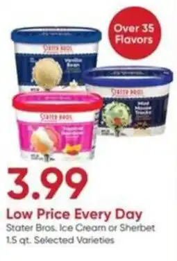 Stater Bros Stater Bros. Ice Cream or Sherbet offer