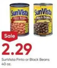 Stater Bros SunVista Pinto or Black Beans offer