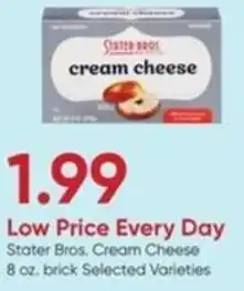 Stater Bros Stater Bros. Cream Cheese offer