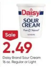 Stater Bros Daisy Brand Sour Cream offer