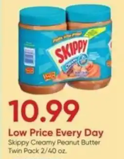 Stater Bros Skippy Creamy Peanut Butter Twin Pack offer