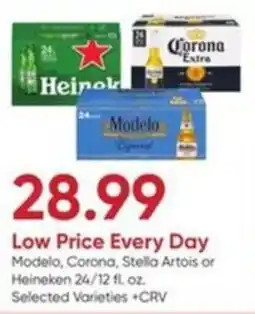Stater Bros Modelo, Corona and Stella Artois or Heineken offer