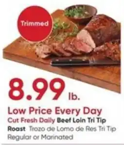 Stater Bros Beef Loin Tri Tip Roast offer
