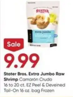 Stater Bros Stater Bros. Extra Jumbo Raw Shrimp offer