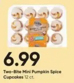 Stater Bros Two-Bite Mini Pumpkin Spice Cupcakes offer