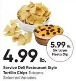 Stater Bros Service Deli Restaurant Style Tortilla Chips offer