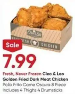Stater Bros Cleo & Leo Golden Fried Dark Meat Chicken offer