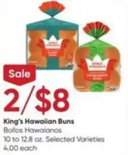 Stater Bros King's Hawaiian Buns offer