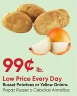 Stater Bros Russet Potatoes or Yellow Onions offer