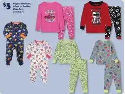 Family Dollar Kidgets Newborn, Infant, or Toddler Sleep Sets offer