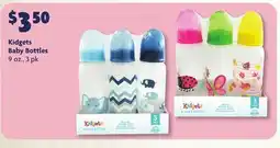Family Dollar Kidgets Baby Bottles offer