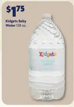 Family Dollar Kidgets Baby Water offer