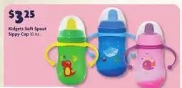 Family Dollar Kidgets Soft Spout Sippy Cup offer