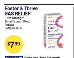 Health Mart Foster & Thrive GAS RELIEF Ultra Strength Simethicone offer