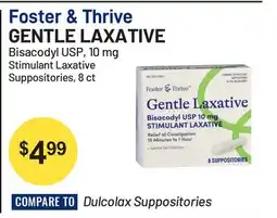 Health Mart Foster & Thrive GENTLE LAXATIVE Bisacodyl USP offer