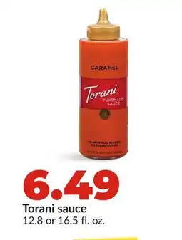 Hy-Vee Torani sauce offer
