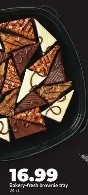 Hy-Vee Bakery-fresh brownie tray offer