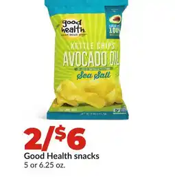 Hy-Vee Good Health snacks offer