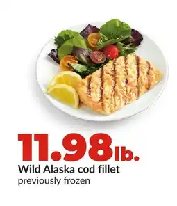 Hy-Vee Wild Alaska cod fillet offer