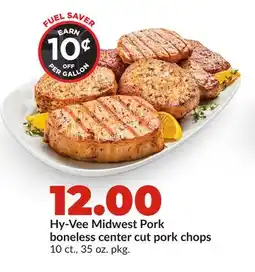 Hy-Vee Hy-Vee Midwest Pork boneless center cut pork chops offer