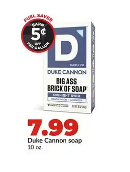 Hy-Vee Duke Cannon soap offer