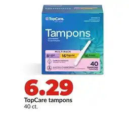 Hy-Vee TopCare tampons offer