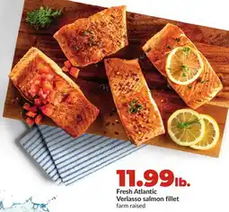 Hy-Vee Fresh Atlantic Verlasso salmon fillet offer