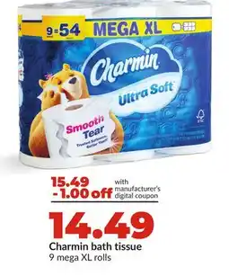 Hy-Vee Charmin bath tissue offer