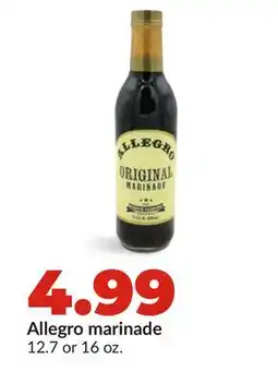 Hy-Vee Allegro marinade offer
