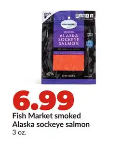 Hy-Vee Fish Market smoked Alaska sockeye salmon offer