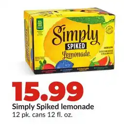 Hy-Vee Simply Spiked lemonade offer