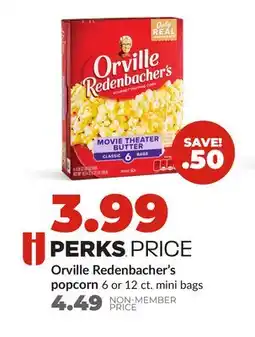 Hy-Vee Orville Redenbacher's popcorn offer