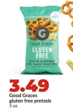 Hy-Vee Good Graces gluten free pretzels offer