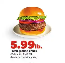 Hy-Vee Fresh ground chuck offer