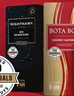 Hy-Vee Bota Box wine offer