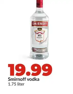 Hy-Vee Smirnoff vodka offer