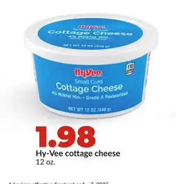 Hy-Vee Hy-Vee cottage cheese offer