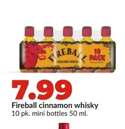 Hy-Vee Fireball cinnamon whisky offer
