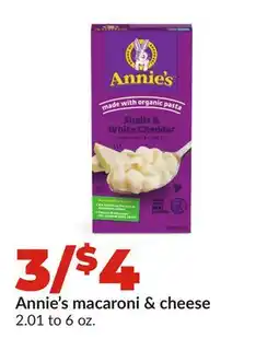 Hy-Vee Annie's macaroni & cheese offer